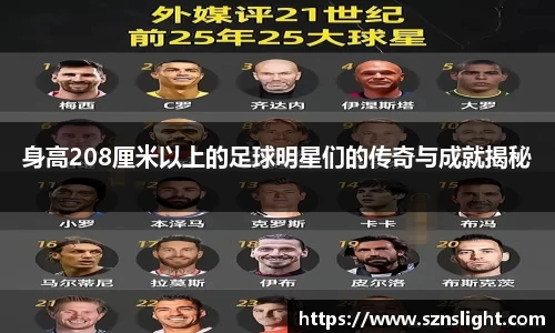 身高208厘米以上的足球明星们的传奇与成就揭秘